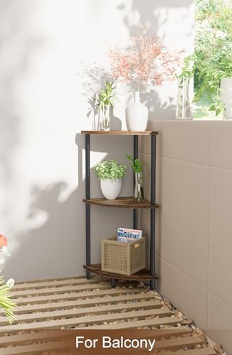 Sriwatan 3-Tier Corner Shelf Stand for Small Space
