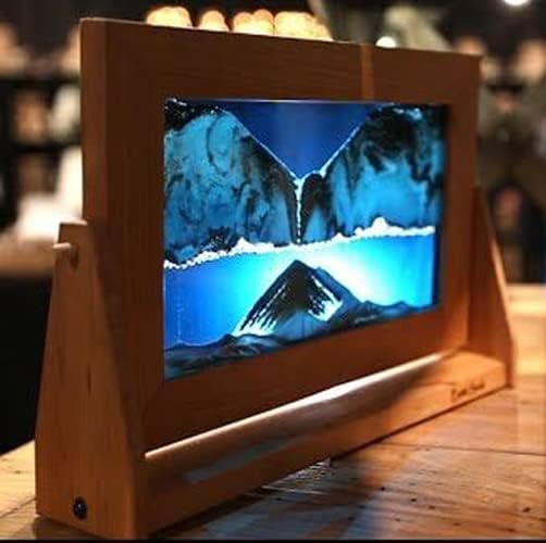 Exotic Sands Wall Art Picture Frame - Ocean Blue Liquid
