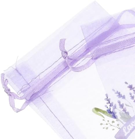 LUOZZY 20pc Lavender Sachet Bags with Drawstring