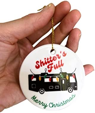Zilker Home Christmas Ornaments - Cousin Eddie RV Chaos Chevy Chase Movie Gift