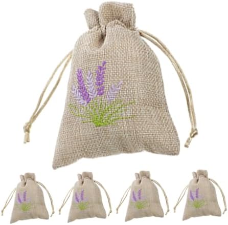 5pcs Dried Lavender Sachet Bags Empty Fragrance Pouches Reusable