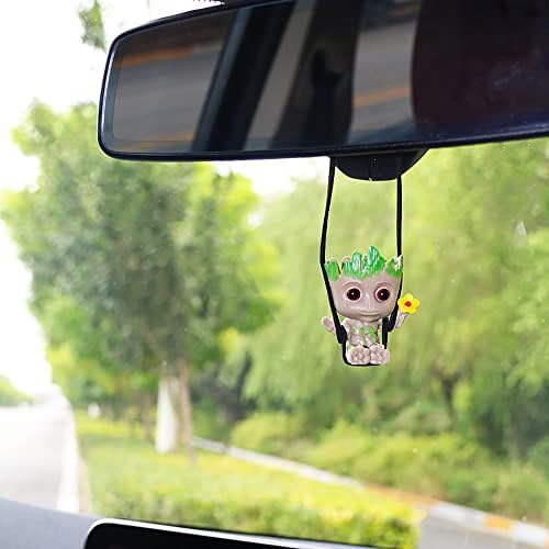 Car Hanging Ornament with Little Tree Man Design