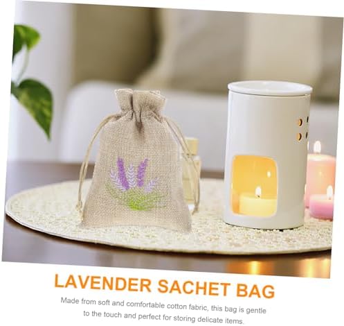 10pcs Lavender Scent Sachets for Closet and Flower Storage