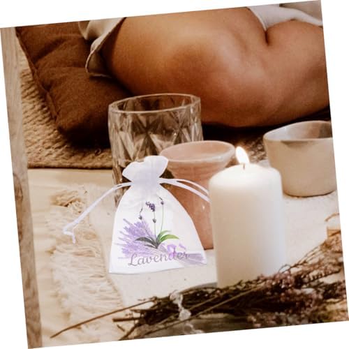 50PCS Empty Drawstring Sachet Bags for Lavender Tea