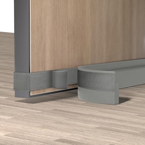 JUJIBL Door Draft Stopper 36 Inch Grey