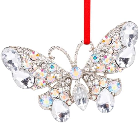 D24TIME Metal Butterfly Christmas Ornaments 2025