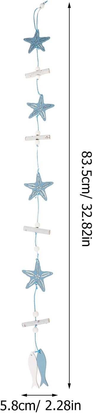 LOGOFUN 2pcs Nautical Wall Hanging Decorations