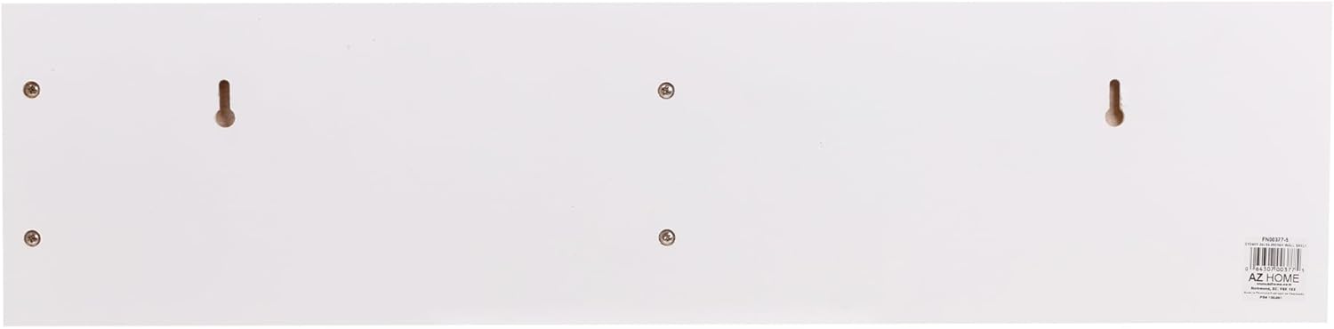 Kiera Grace Sydney Floating Shelf 24 Inch White 1 Pack