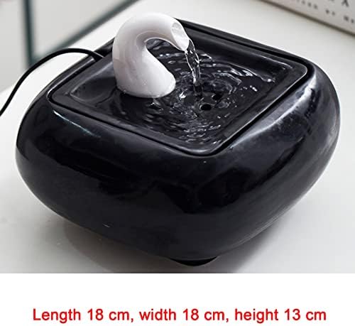Gold Ceramic Tabletop Fountain for Home and Office Relaxation