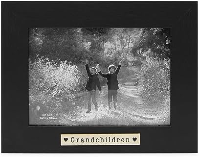 Isaac Jacobs 5x7 Wood Sentiments Grandchildren Frame
