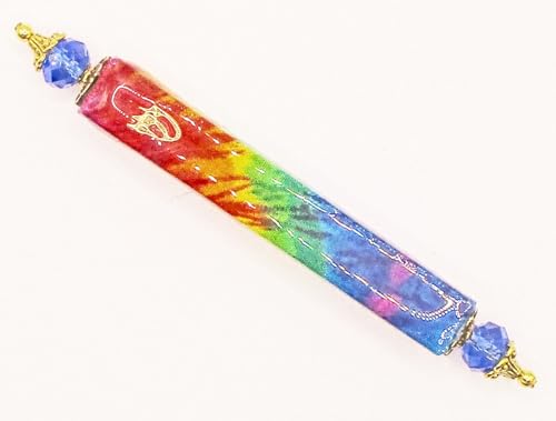 Multicolored Mezuzah Wall Hanging Decor