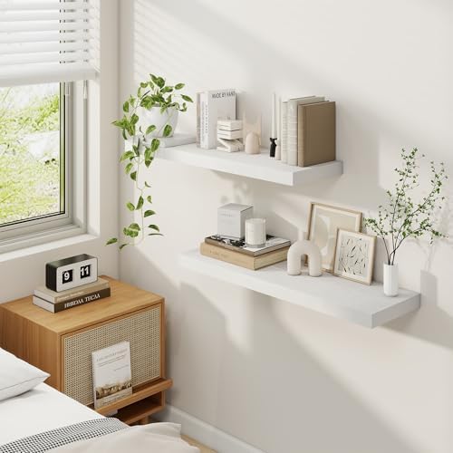 Fun Memories Floating Shelves for Wall Set of 2