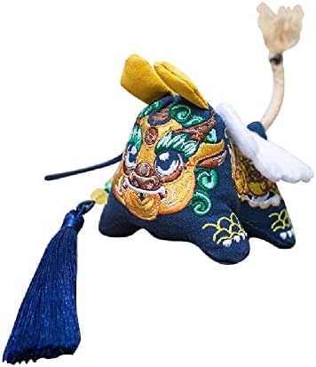Quenny Perfume Bag Embroidery Tiger Lucky Charm Pendant Dragon Sachet