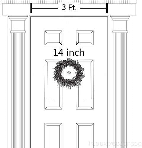 14 Red Tone Metal Over The Door Wreath Hanger Pack of 2