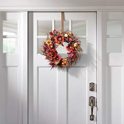 Haute Decor Adjustable Wreath Hanger Brushed Copper