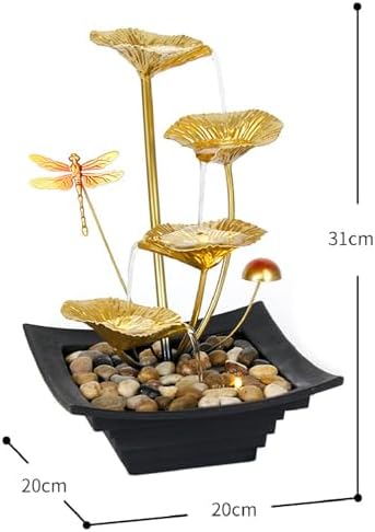 APLUSH Tabletop Fountain with River Rocks