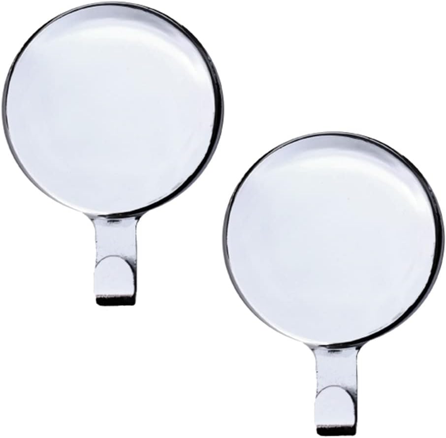Haute Decor Shiny Silver Magnetic Wreath Hanger Set of 2