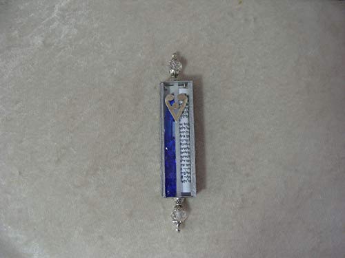 Handmade Wedding Glass Shards Mezuzah Ornament