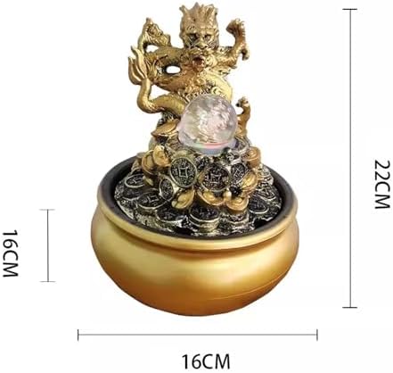 GRFIT Tabletop Fountain Decor Indoor Water Feature