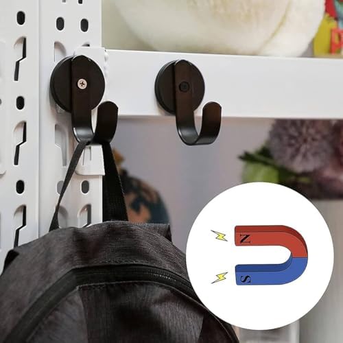 Magnetic Wreath Hanger 2 Pack for Refrigerator and Metal Doors