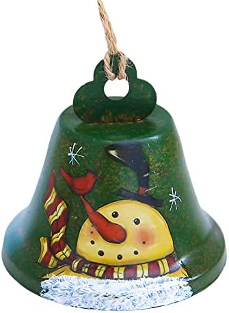 EUBUY Rustic Christmas Bell Ornament