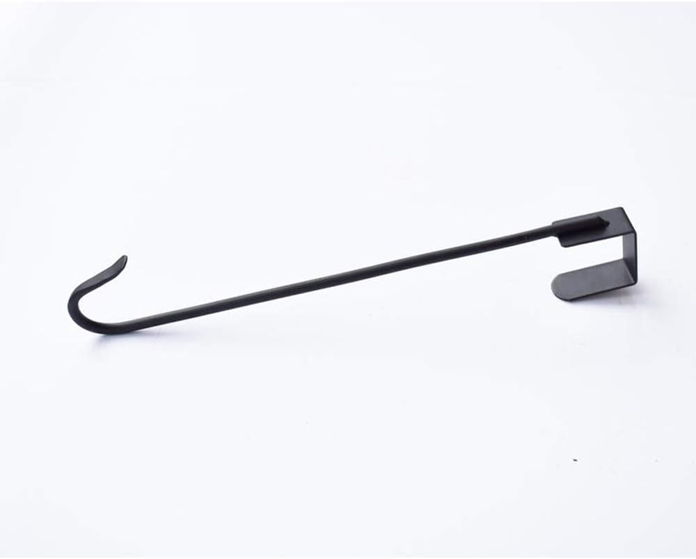 Jemeni 16 Inch Wreath Hanger 2 Pack Matte Black Wrought Iron