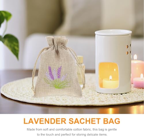 10pcs Reusable Linen Scented Sachet Bags for Home Decor