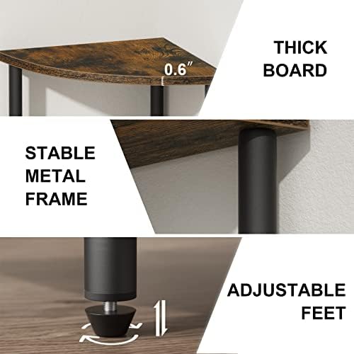 Sriwatan 3-Tier Corner Shelf Stand for Small Space