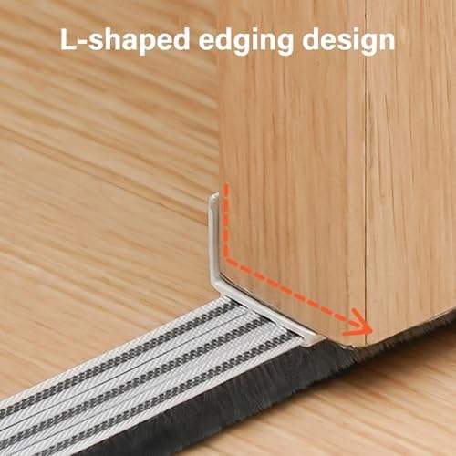 Under Door Draft Stopper Noise Blocker with Flexible Seal
