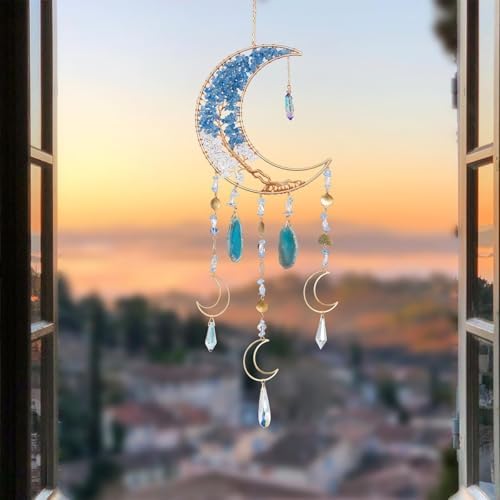 Dream Catchers Decorative Hanging Ornaments with Crystal and Agate