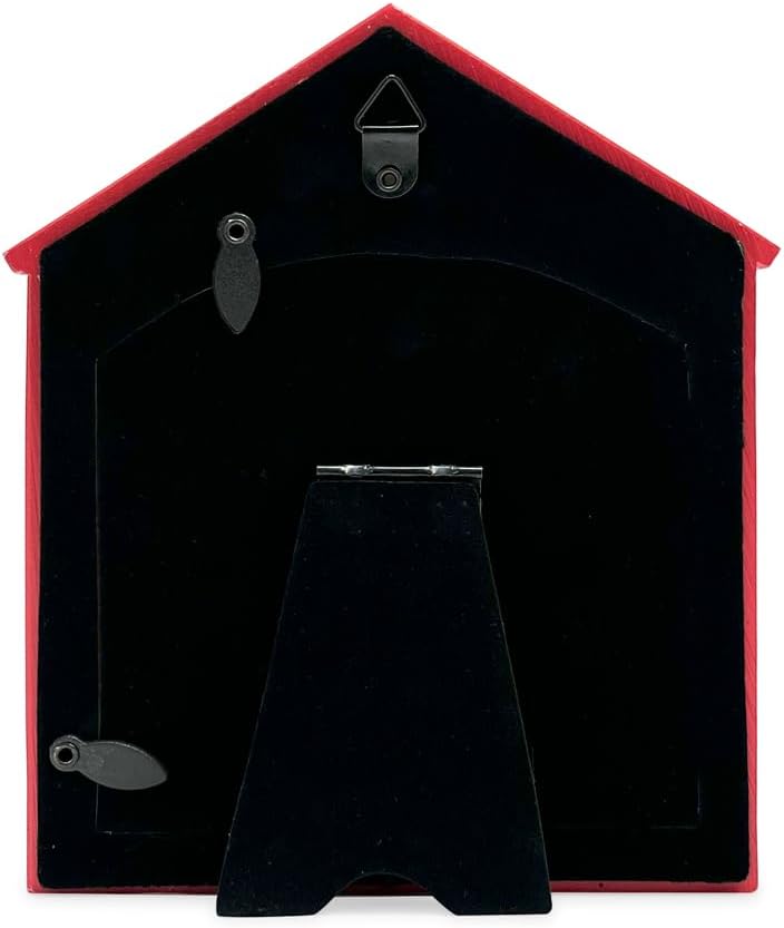 Isaac Jacobs 4x4 Red Resin Woof Doghouse Frame