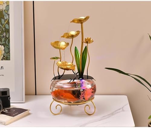 WAOCEO Tabletop Fountain Home Decoration Water Flow