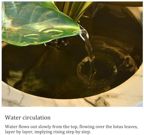 Zen Tabletop Waterfall Fountain with LED Light