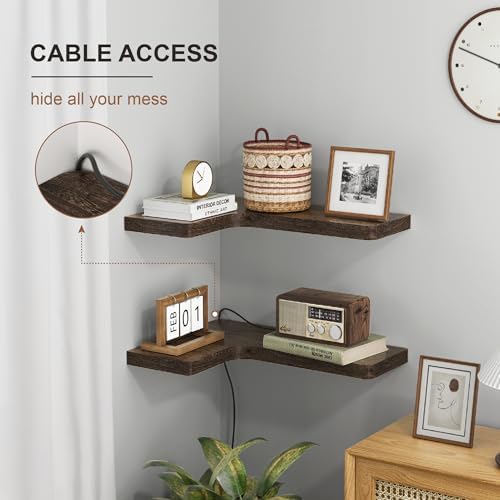 Fuqing Floating Corner Shelves Set of 3