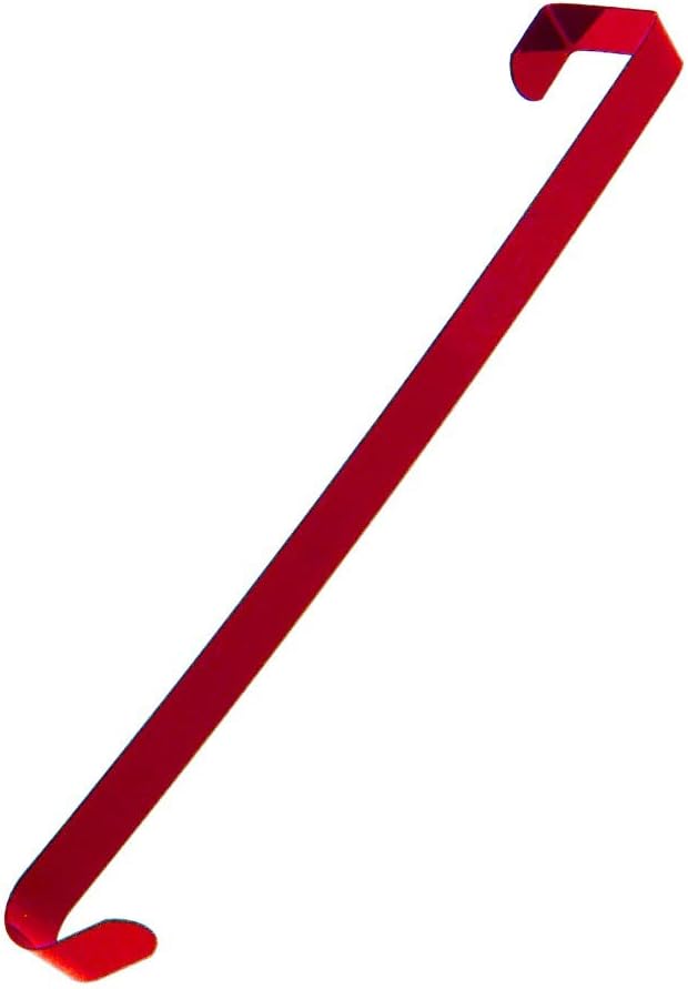 14 Red Tone Metal Over The Door Wreath Hanger Pack of 2