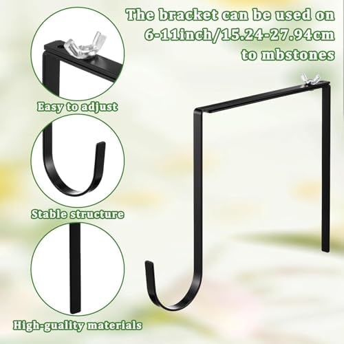 1 PCS Headstone Wreath Holder for Cemetery Decoration