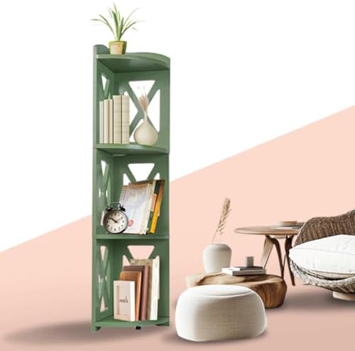 NHZ Corner Shelf Stand 4 Tier Bookcase Plant Stand