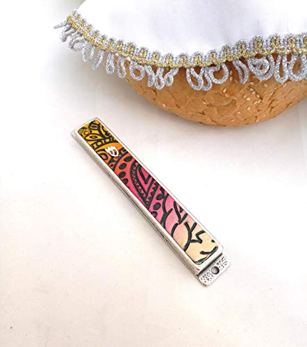 Handmade Modern Art Mezuzah Case Made in Israel