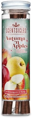 Scentsicles Autumn Apples Scented Ornament Sticks - 1 Bottle 6 Sticks