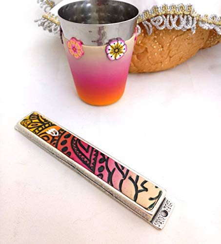 Handmade Modern Art Mezuzah Case Made in Israel