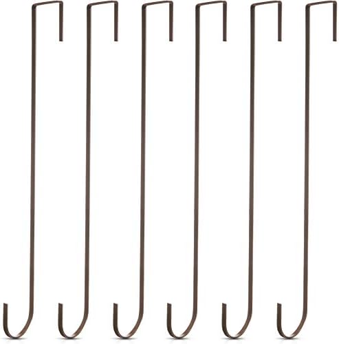 Hotop 15 Inch Door Wreath Hanger Hook Set