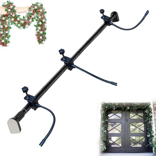 Adjustable Garland Hanger for Front Door No Screws No Damage
