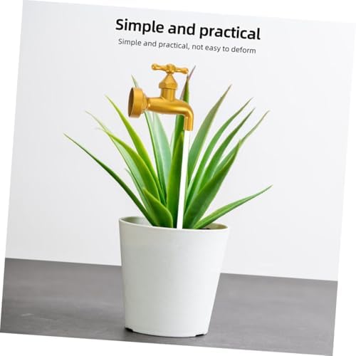 Water Flowing Faucet Fountain Tabletop Ornament for Garden and Home
