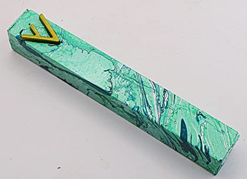 Marbled Mezuzah Case A012