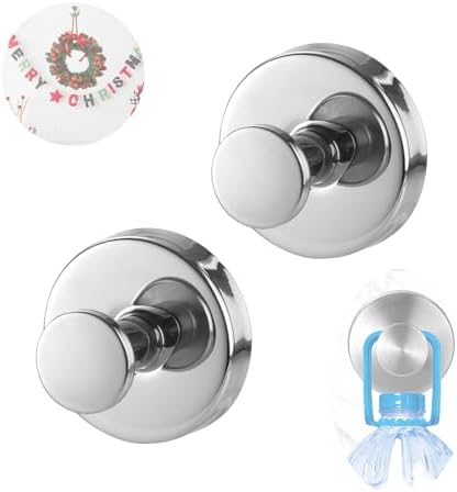 Suction Cup Hooks for Wreaths on Glass 2pcs