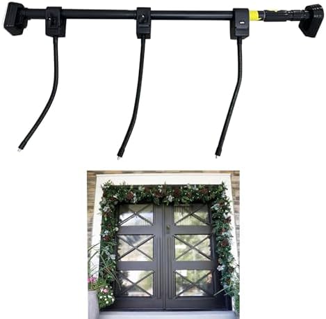 Adjustable Garland Hanger for Door Frame Heavy Duty No Drill