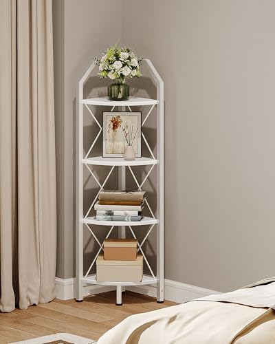 CHOEZON 4-Tier Corner Shelf Display Stand