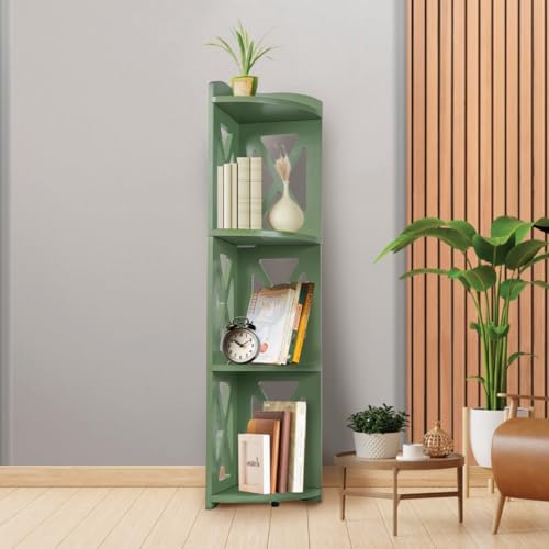 NHZ Corner Shelf Stand 4 Tier Bookcase Plant Stand