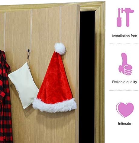 Ripeng 6 Piece 12 Inch Plastic Wreath Hanger for Front Door