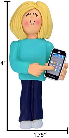 Personalized Smartphone Ornament 2024 with Name